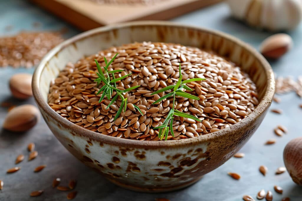 Linhaça na alimentação